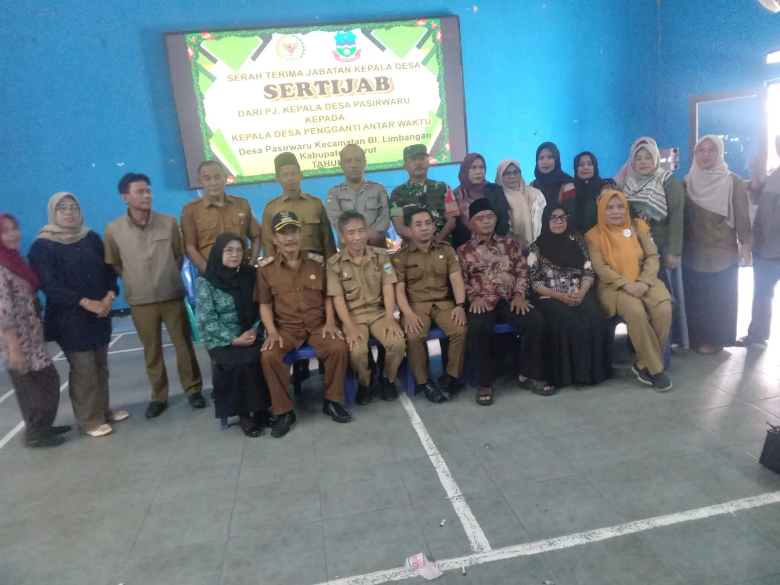 Ditandai Dengan Sertijab Dari Pjs, Kades PAW Pasirwaru Mulai Babak Baru