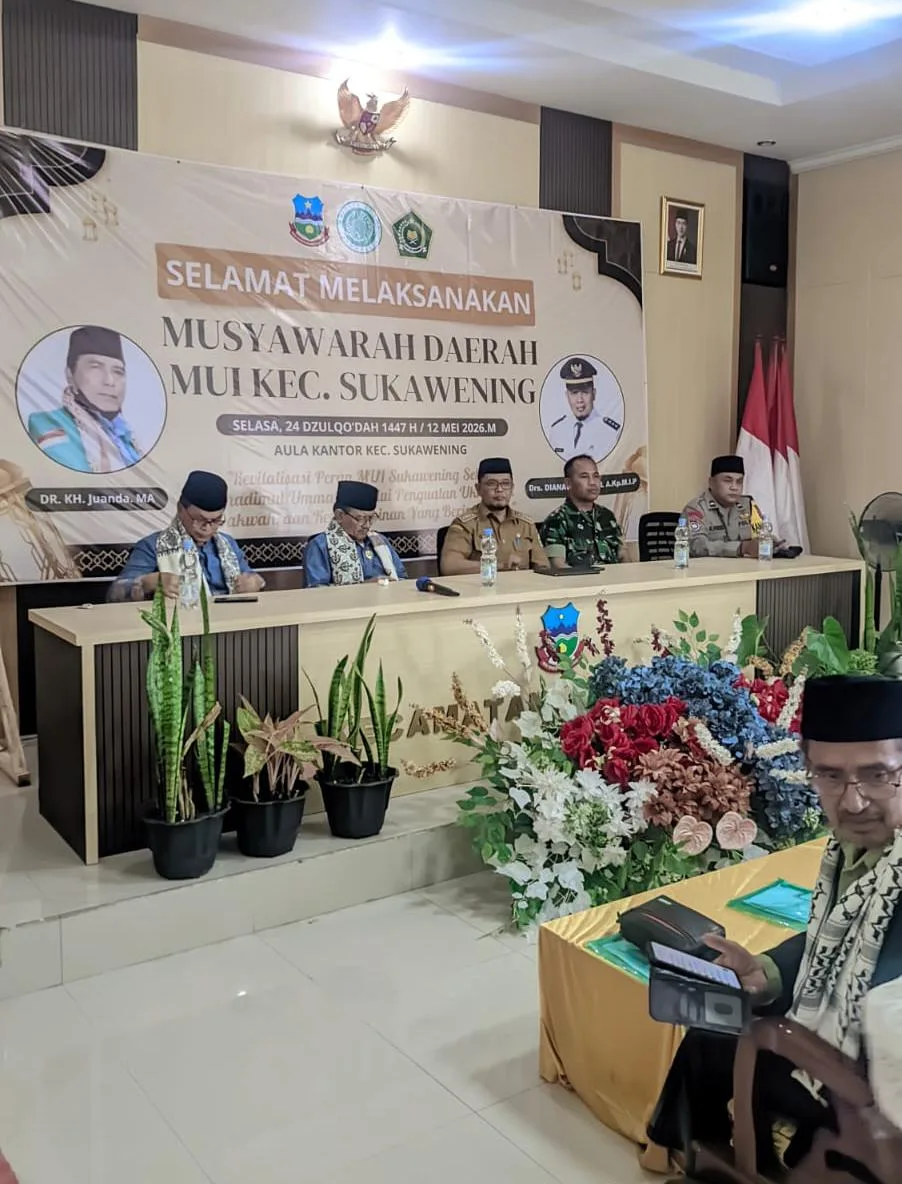 Hasil Musyawarah: Kiai Rd Sya’ad Aliyudin M.Pd Resmi Pimpin MUI Sukawening Periode 2026–2031